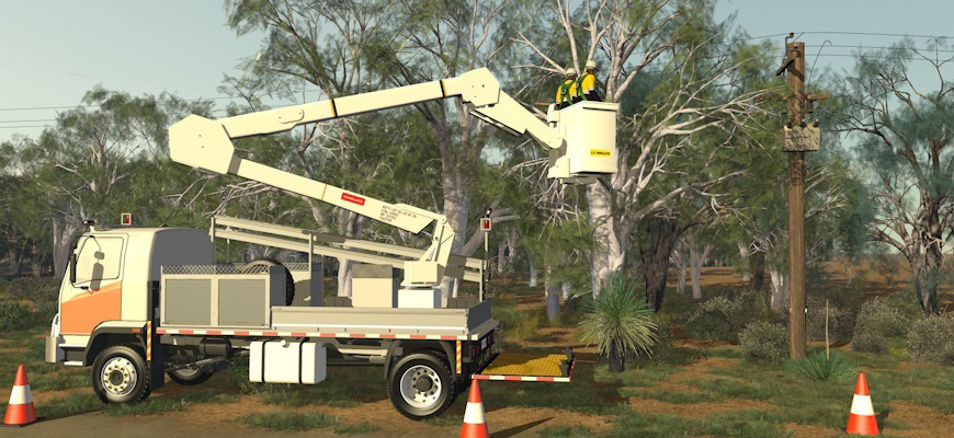 3D environment created for an environmental management module